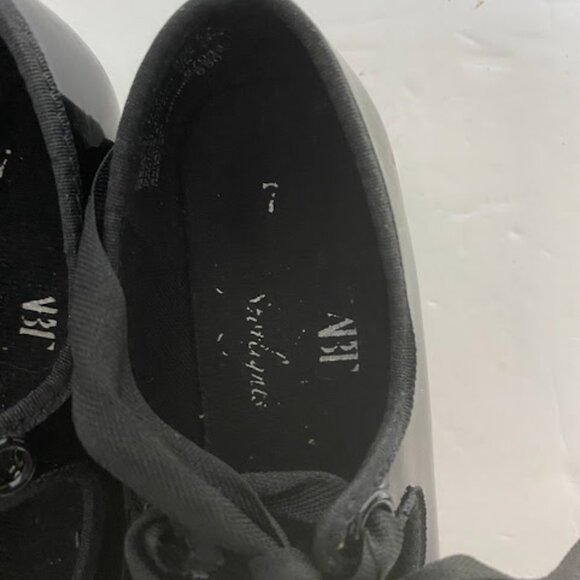 ABT Spotlights American Ballet Theatre Black Patent Tap Shoes Girls Size 7 - Picture 5 of 8